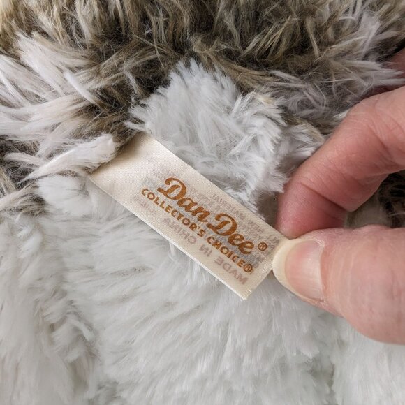 Dandee Bunny Rabbit Plush 13" Brown White Floppy Ears Stuffed Animal Toy Easter - Picture 6 of 8